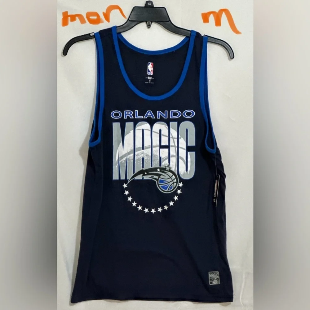 MENS BLUE & WHITE ORLANDO MAGIC BASKETBALL 🏀 TANK TOP